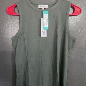 Kaileigh Women's Olive Tank Top